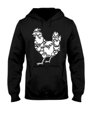 FMV - Chicken - CHICKEN SILHOUETTES Hooded Sweatshirt tile