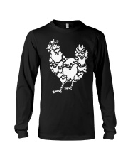 FMV - Chicken - CHICKEN SILHOUETTES Long Sleeve Tee tile