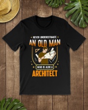 WTC - Never Underestimate An Old Man Architect Classic T-Shirt lifestyle-mens-crewneck-front-18