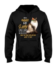 CAT - 3 Sides Of A Cat Queen-August Hooded Sweatshirt tile