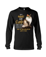 CAT - 3 Sides Of A Cat Queen-August Long Sleeve Tee tile