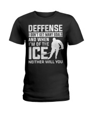 HCK - Ice Hockey Player Sport Lovers Ladies T-Shirt tile