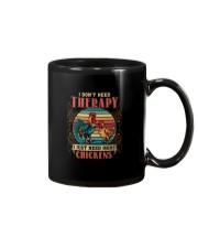 FMV - I Dont Need Therapy Chickens Mug tile