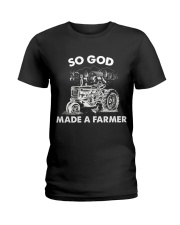 FMV - So GOD Made A Farmer Ladies T-Shirt tile