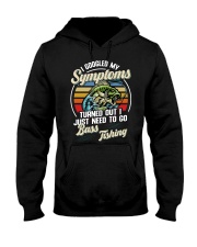 FSH - I Googled My Symptoms Bass Fishing Hooded Sweatshirt tile