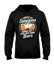 BEER - I Googled My Symptoms Beers Hooded Sweatshirt tile