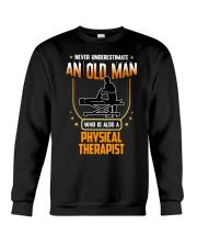WTC - Never Underestimate A Physical Therapist Crewneck Sweatshirt tile