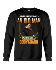 WTC - Never Underestimate An Old Man Bodyguard Crewneck Sweatshirt tile