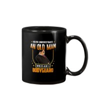 WTC - Never Underestimate An Old Man Bodyguard Mug tile