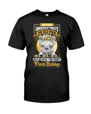 DOG - Never Underestimate An Old Man Classic T-Shirt front