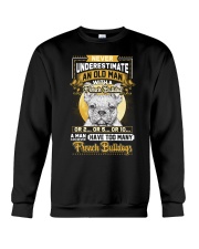 DOG - Never Underestimate An Old Man Crewneck Sweatshirt tile