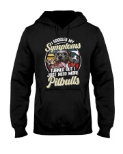 DOG - I Googled My Symptoms - Pitbull Hooded Sweatshirt tile