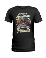 DOG - I Googled My Symptoms - Pitbull Ladies T-Shirt tile
