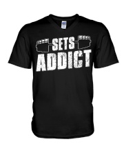 GYM - Sets Addict V-Neck T-Shirt tile
