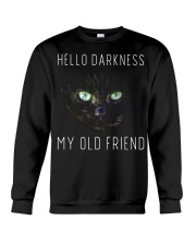 CAT - Hello Darkness My Old Friend Crewneck Sweatshirt tile