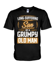 WTC - Long-suffering Son V-Neck T-Shirt tile