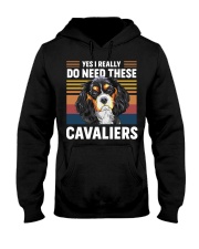FMV - Yes I Really Do Need Cavalier Dogs Hooded Sweatshirt tile