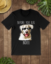 DOG - Before You Ask - Labrador Classic T-Shirt lifestyle-mens-crewneck-front-18