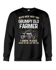 FMV - Nerver Mess With This Grumpy Old Farmer Crewneck Sweatshirt tile