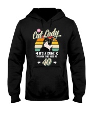 CAT - To A Cat Lady It's A Crime Hooded Sweatshirt tile