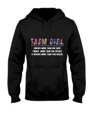FMV - Farm Girl Knows More Hooded Sweatshirt tile