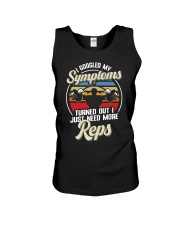 GYM - I Googled My Symptoms - Reps Unisex Tank tile