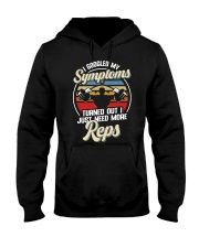 GYM - I Googled My Symptoms - Reps Hooded Sweatshirt tile