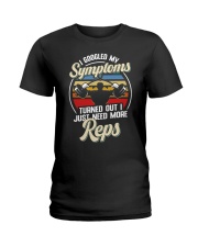 GYM - I Googled My Symptoms - Reps Ladies T-Shirt tile