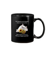 CAT - Happy People Have Cat Hair On Their Clothes Mug tile