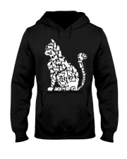CAT - Love Cats Sihouette Hooded Sweatshirt tile