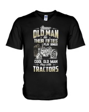 FMV - Some Old Men In Their 50s V-Neck T-Shirt tile