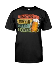 FMV - Tractor Driver Beer Lover Classic T-Shirt front