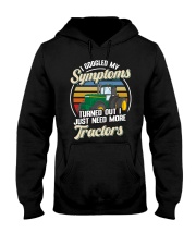 FMV - Tractor - I Googled My Symptoms Green Hooded Sweatshirt tile