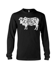 FMV - Cow - COWS LIFE IS BETTER Long Sleeve Tee tile