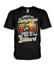 BLR - I Googled My Symptoms - Billiard V-Neck T-Shirt tile
