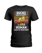 FMV - Make Me Happy Ducks Ladies T-Shirt tile
