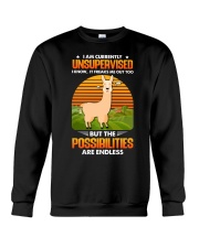 FMV - I Am Curently Unsupervised Alpacas Crewneck Sweatshirt tile