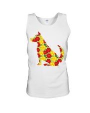 DOG - Flower Dog Unisex Tank front