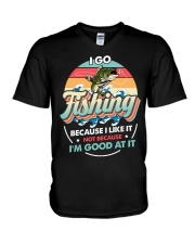 FSH - Because I Like It V-Neck T-Shirt tile