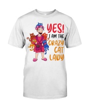 Crazy Cat Lady Classic T-Shirt front