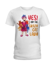 Crazy Cat Lady Ladies T-Shirt tile