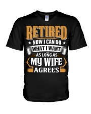 WTC - As Long As My Wife Agrees V-Neck T-Shirt tile