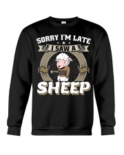 FMV - Sorry I'm Late Sheep Crewneck Sweatshirt tile