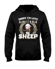 FMV - Sorry I'm Late Sheep Hooded Sweatshirt tile