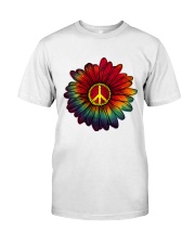 Hippie - Flower tie-dye Classic T-Shirt thumbnail