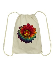Hippie - Flower tie-dye Drawstring Bag thumbnail