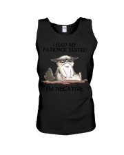 Cat - I Had My Patience Tested Unisex Tank tile