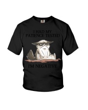 Cat - I Had My Patience Tested Youth T-Shirt tile