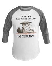 Cat - I Had My Patience Tested Baseball Tee tile