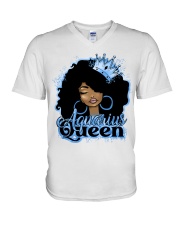 Aquarius V-Neck T-Shirt tile